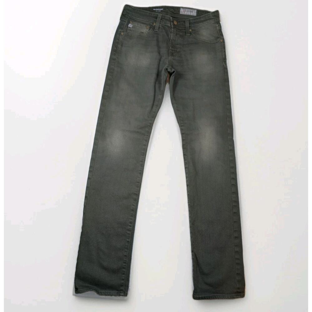 AG Adriano Goldschmied Aged Womens The Matchbox Slim Straight Blue Jeans Size 29